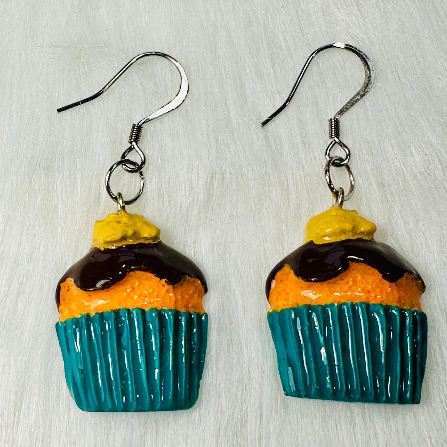 Cupcake Charm Earrings #3