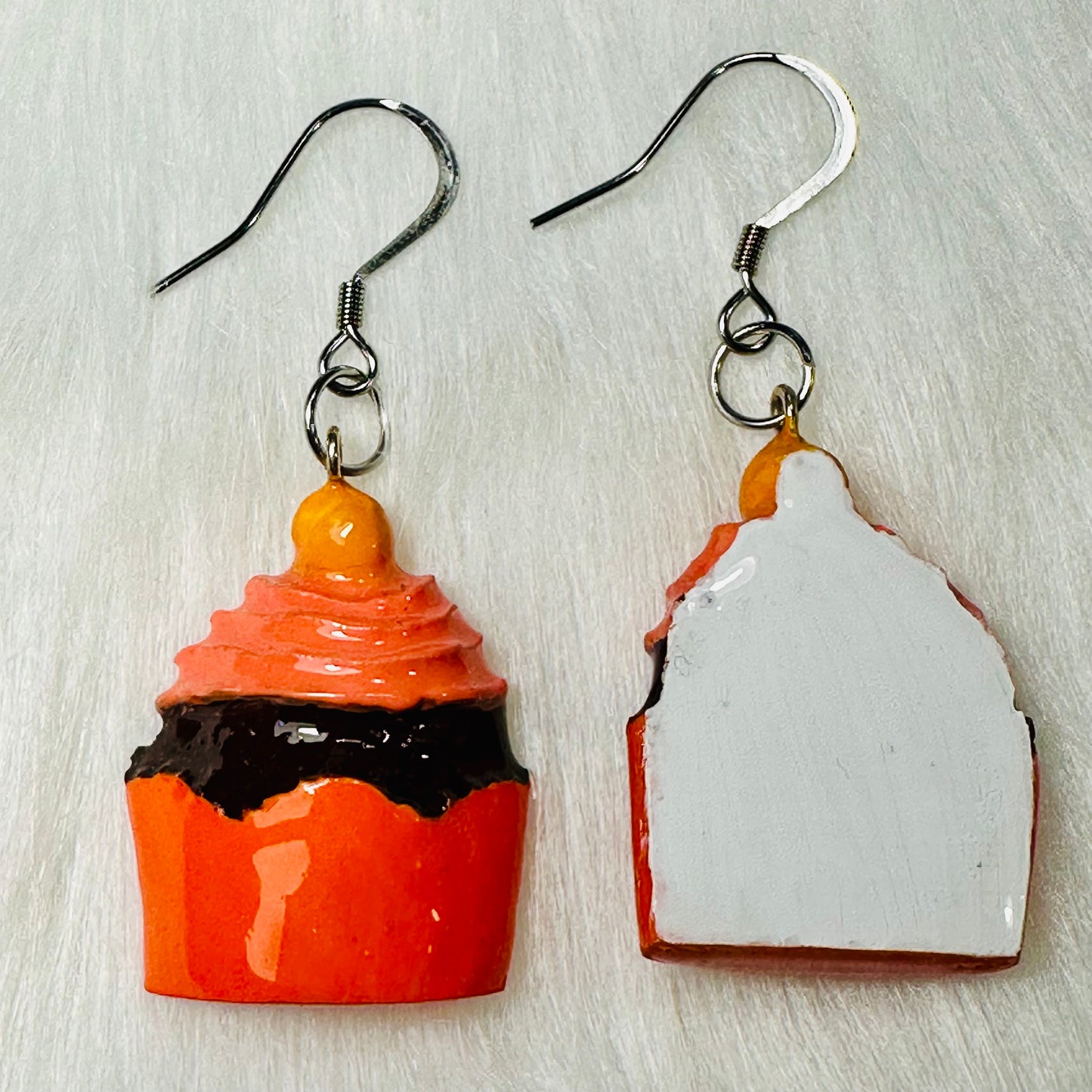 Cupcake Charm Earrings #4