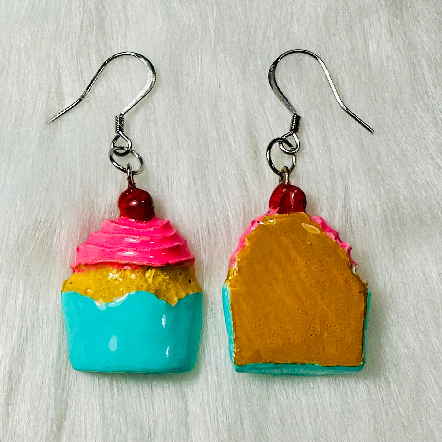 Cupcake Charm Earrings #4