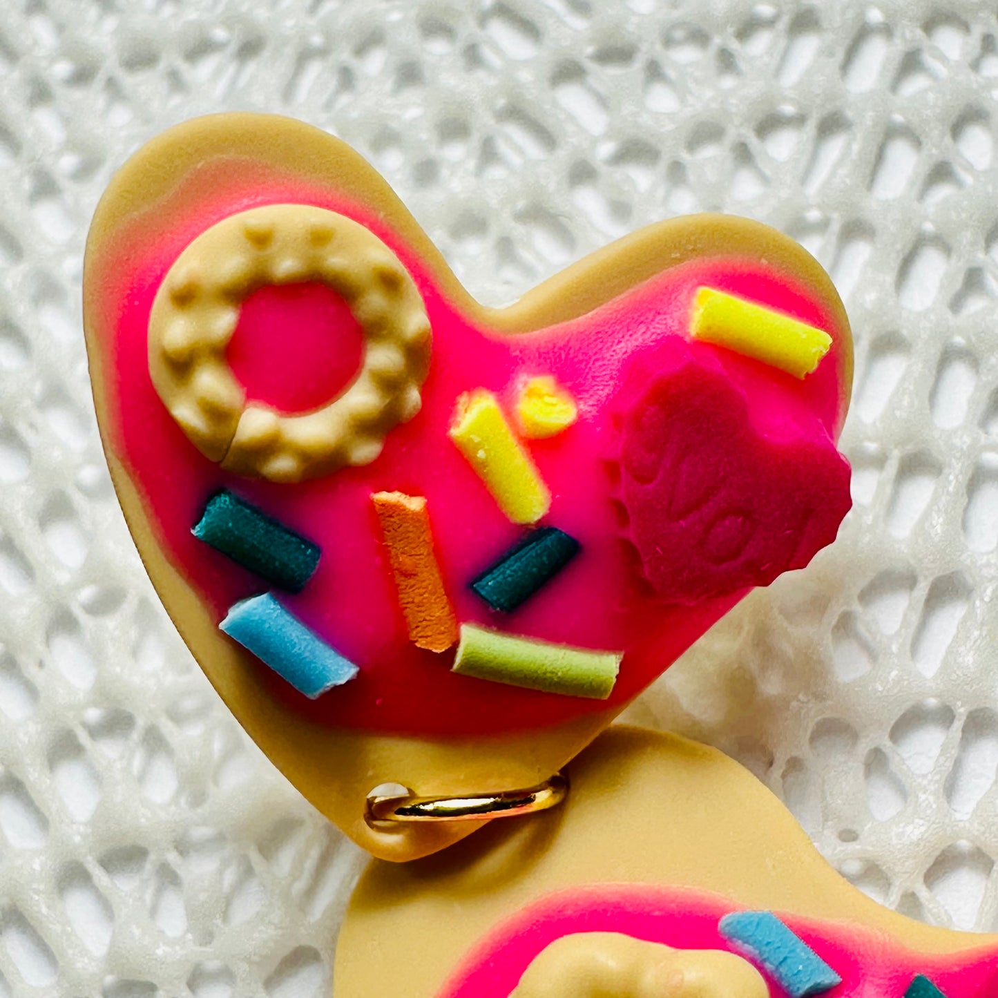 Sweetheart Cookie Dessert Earrings #5