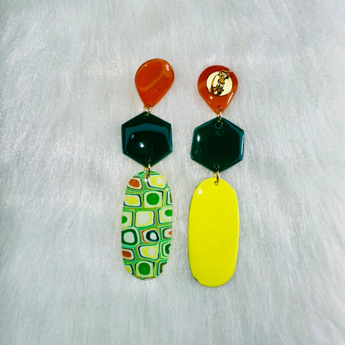 Citrus Grove Trio Dangle Earrings