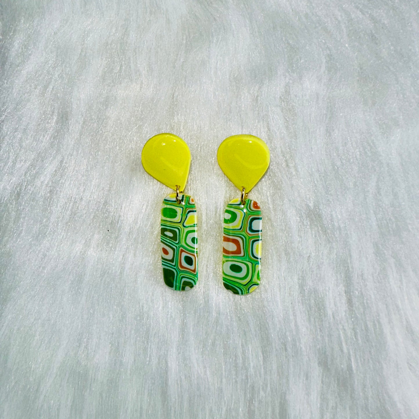 Citrus Bloom Dangle Earrings
