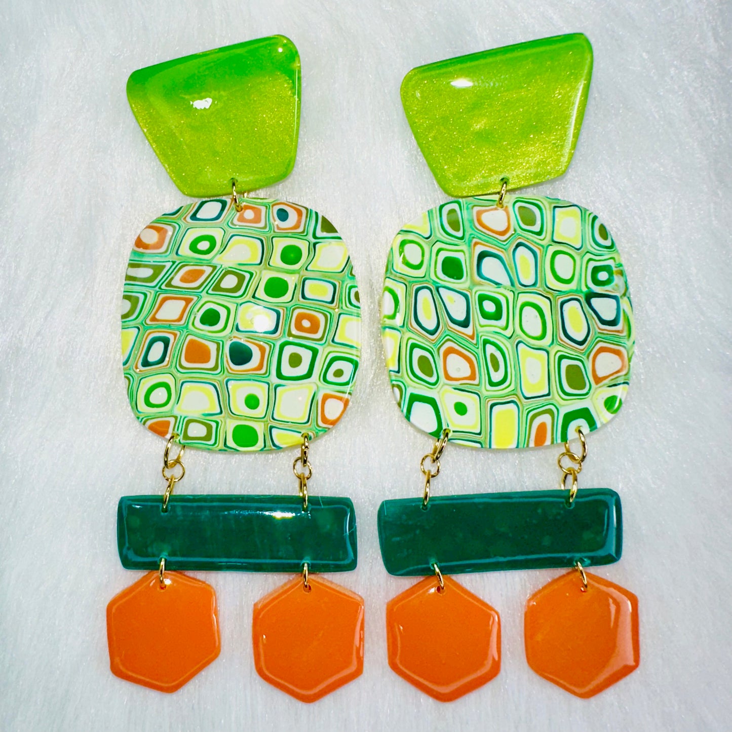 Sunset Grove Dangle Earrings