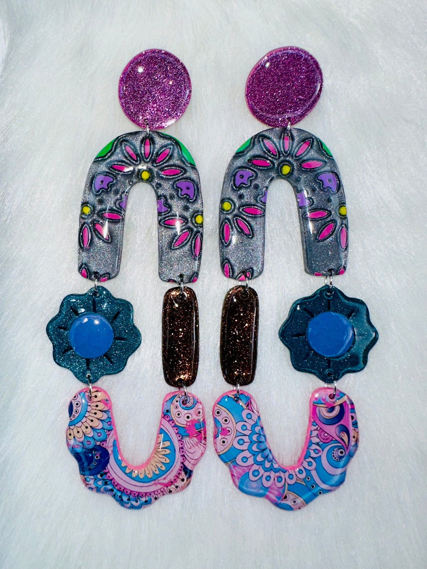 Boho Bloom Cascade Earrings
