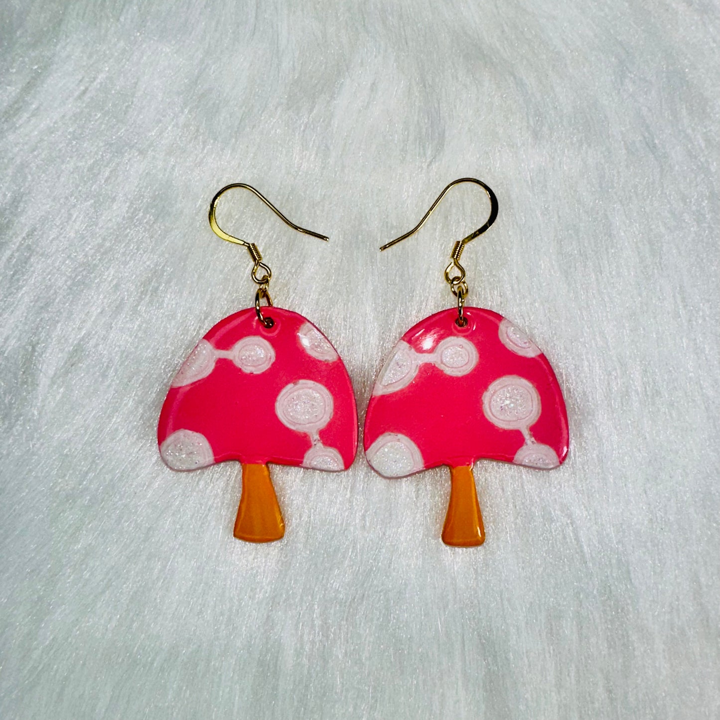 Whimsy Shroom Dangle Earrings