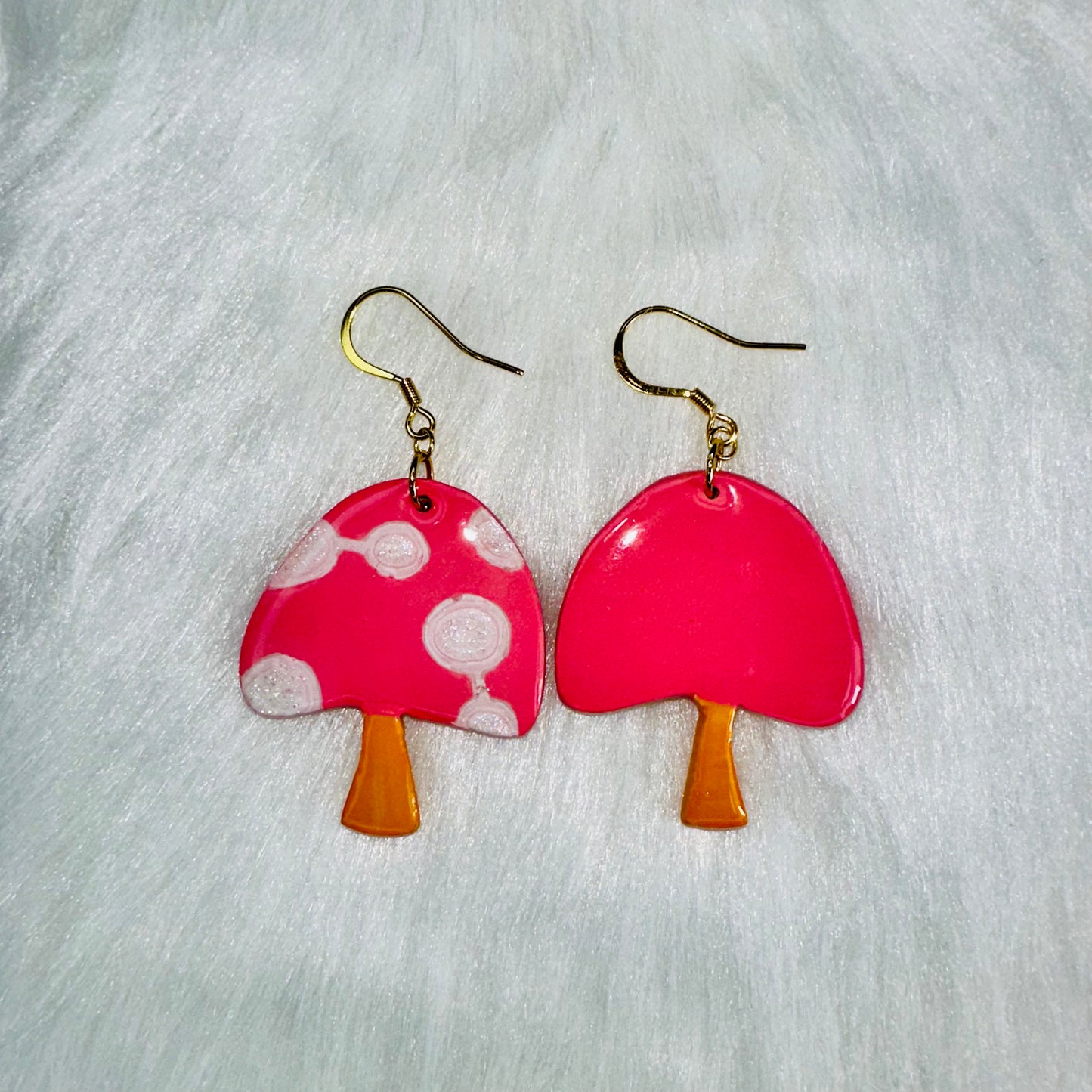 Whimsy Shroom Dangle Earrings