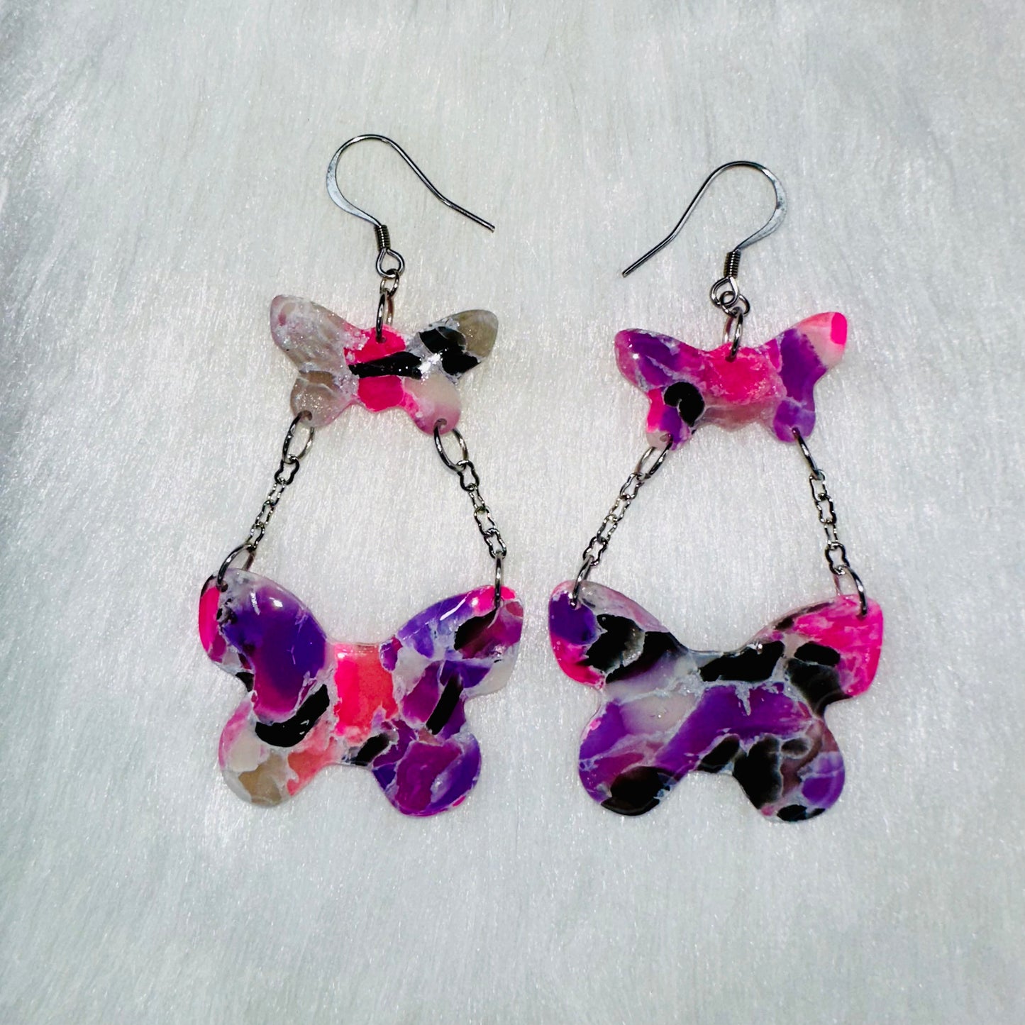 Butterfly Drift Dangle Earrings