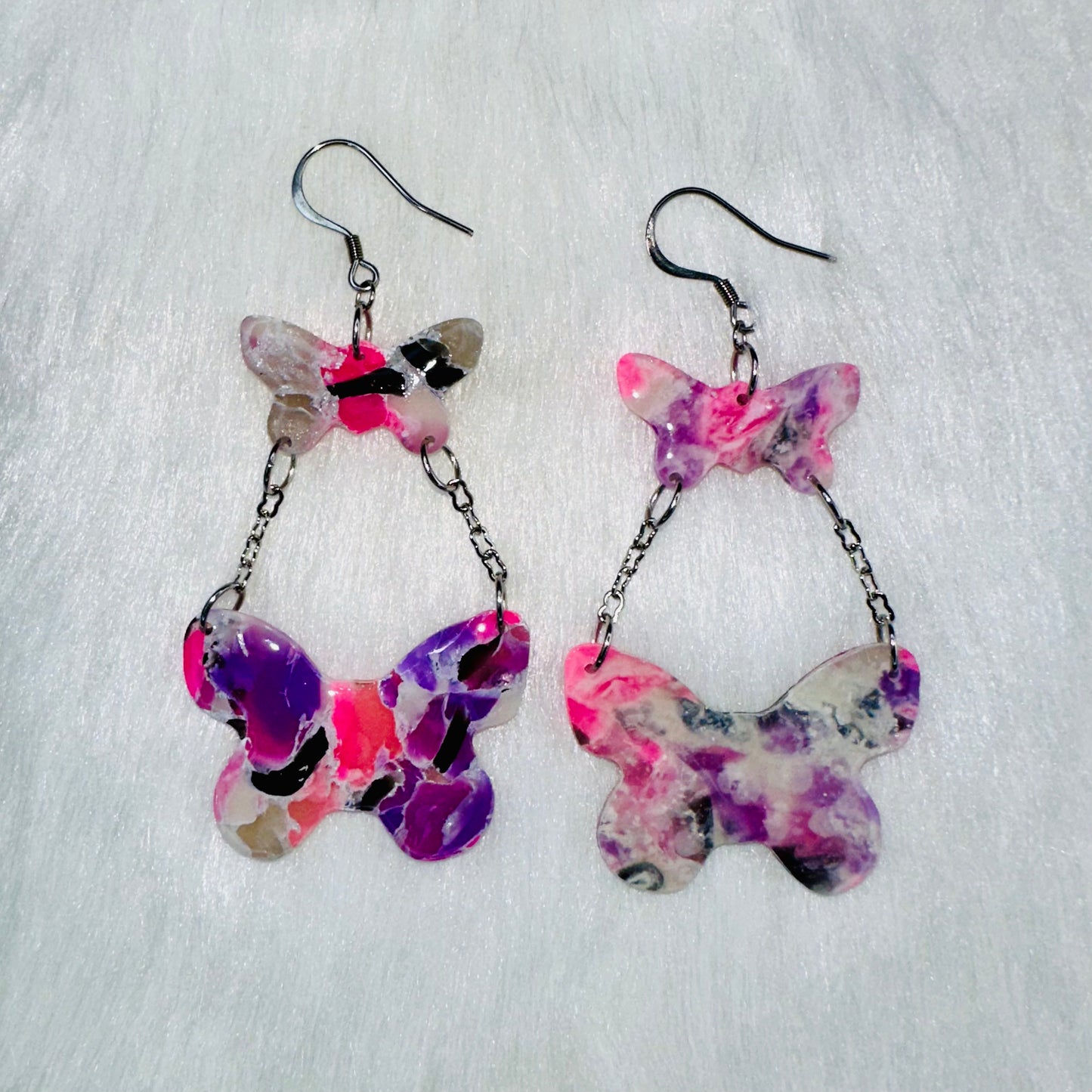 Butterfly Drift Dangle Earrings