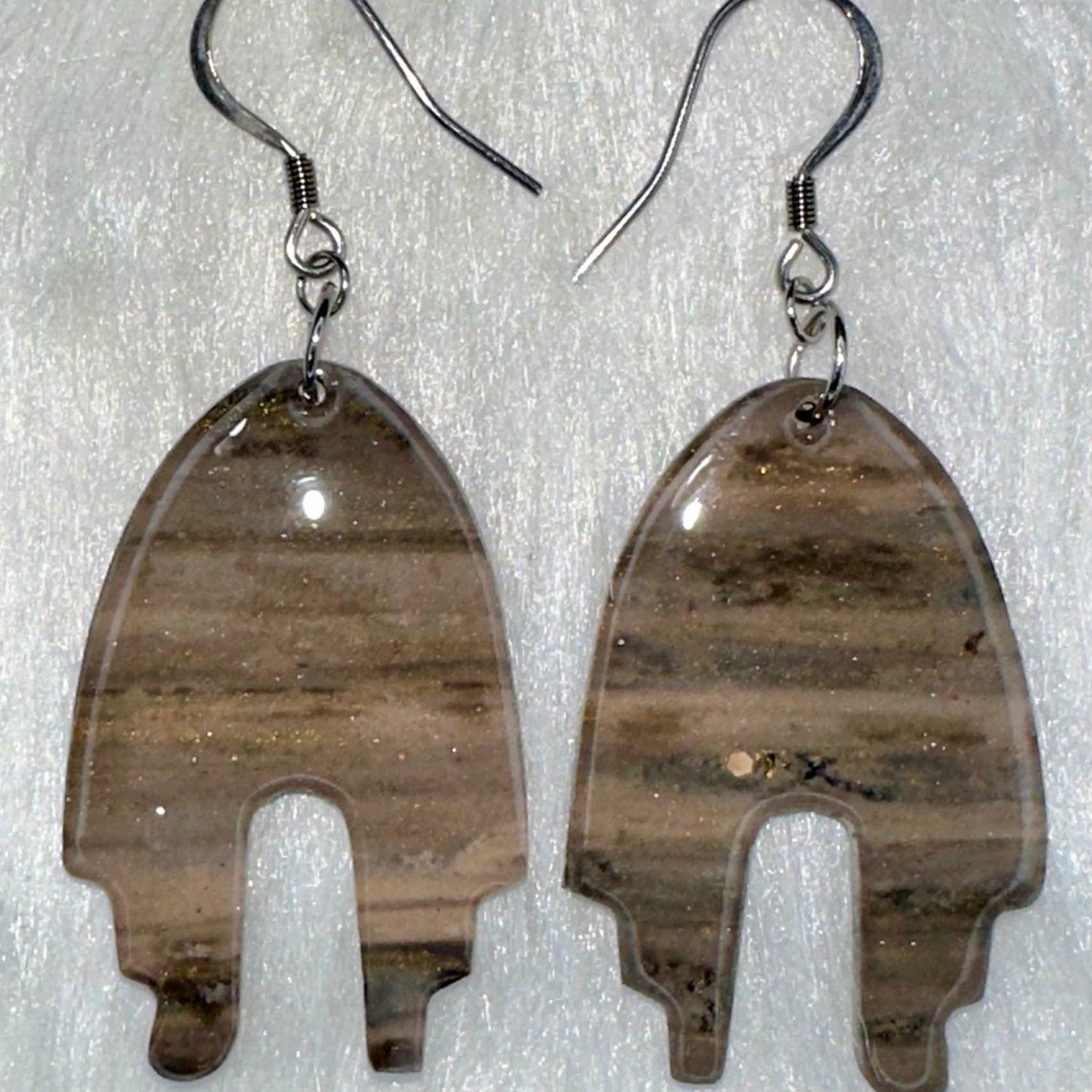 Earthstone Arch Dangle Earrings