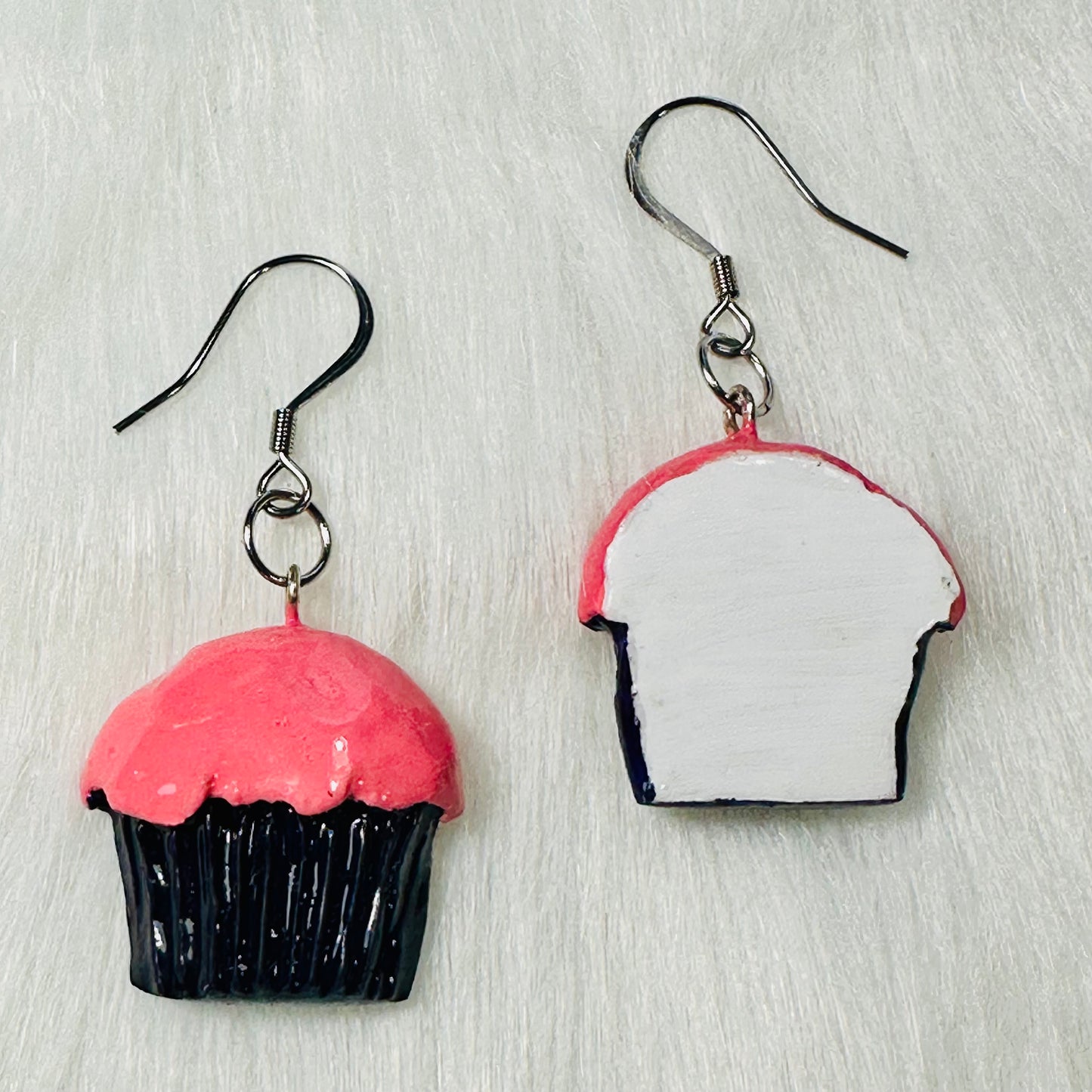 Cupcake Charm Earrings #1