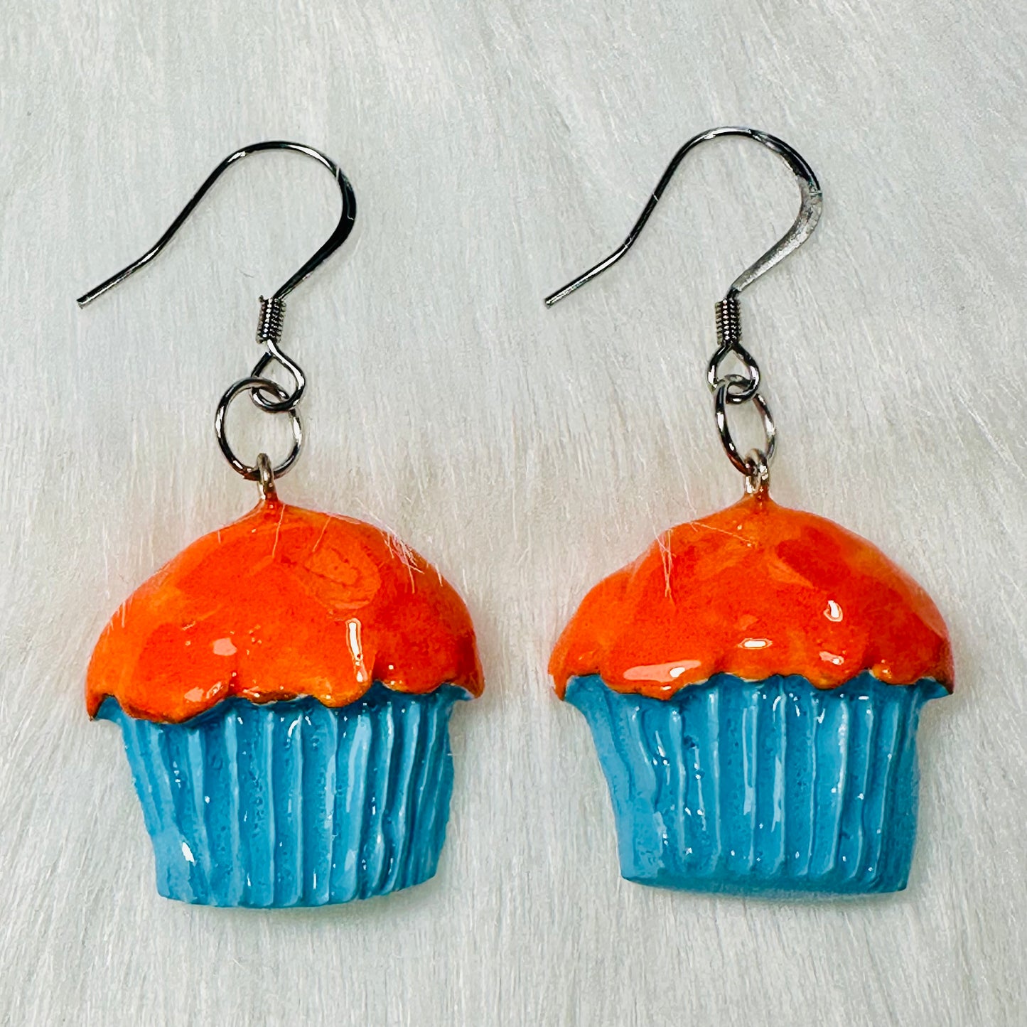 Cupcake Charm Earrings #1