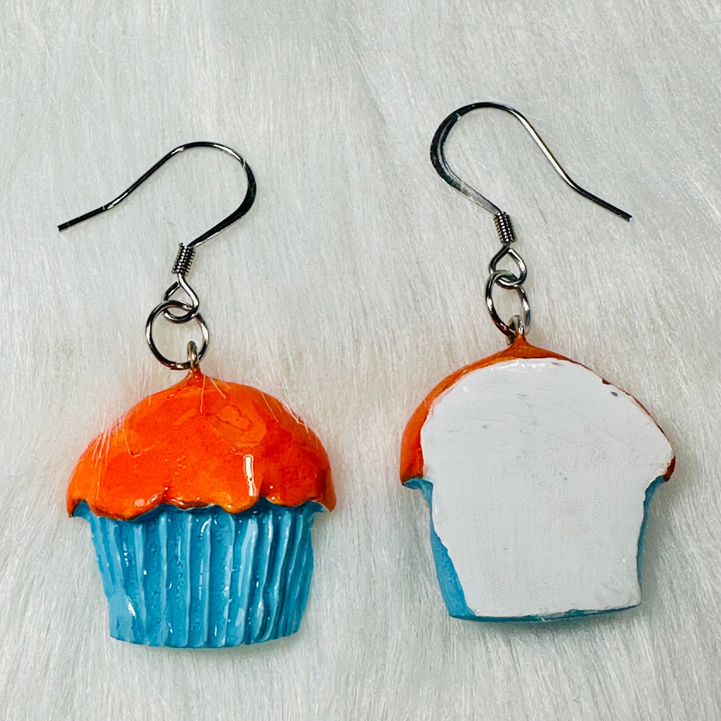 Cupcake Charm Earrings #1