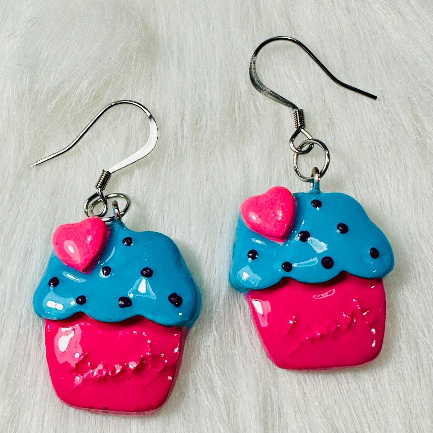 Cupcake Charm Earrings #2