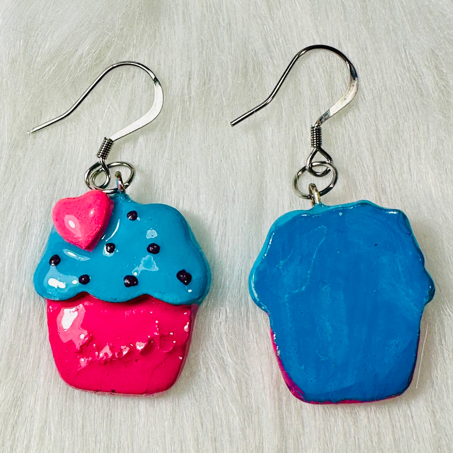 Cupcake Charm Earrings #2