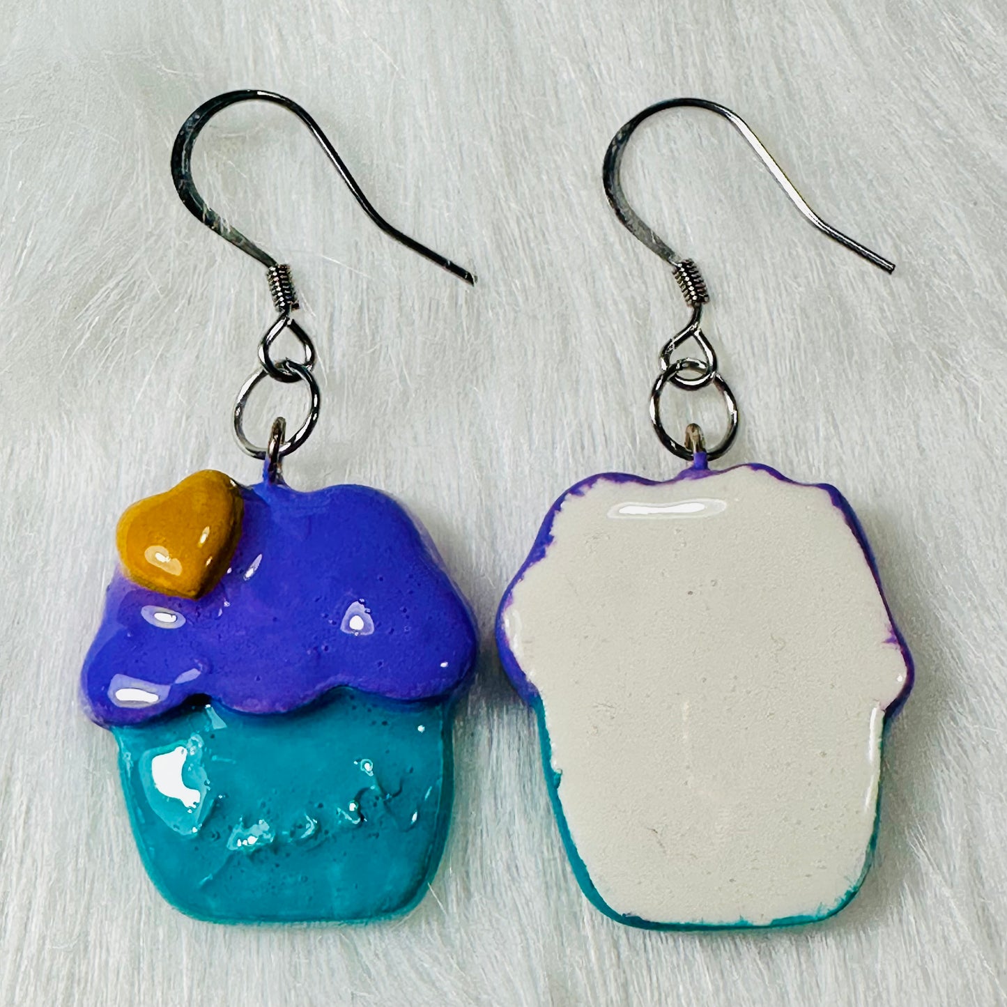 Cupcake Charm Earrings #2