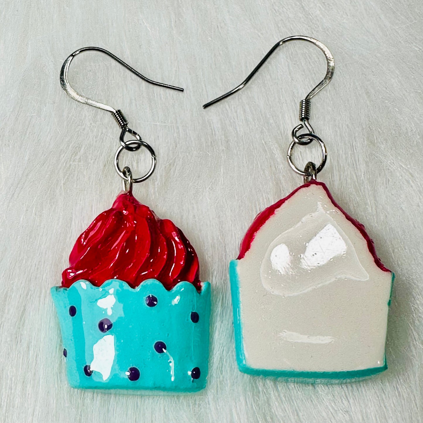 Cupcake Charm Earrings #5