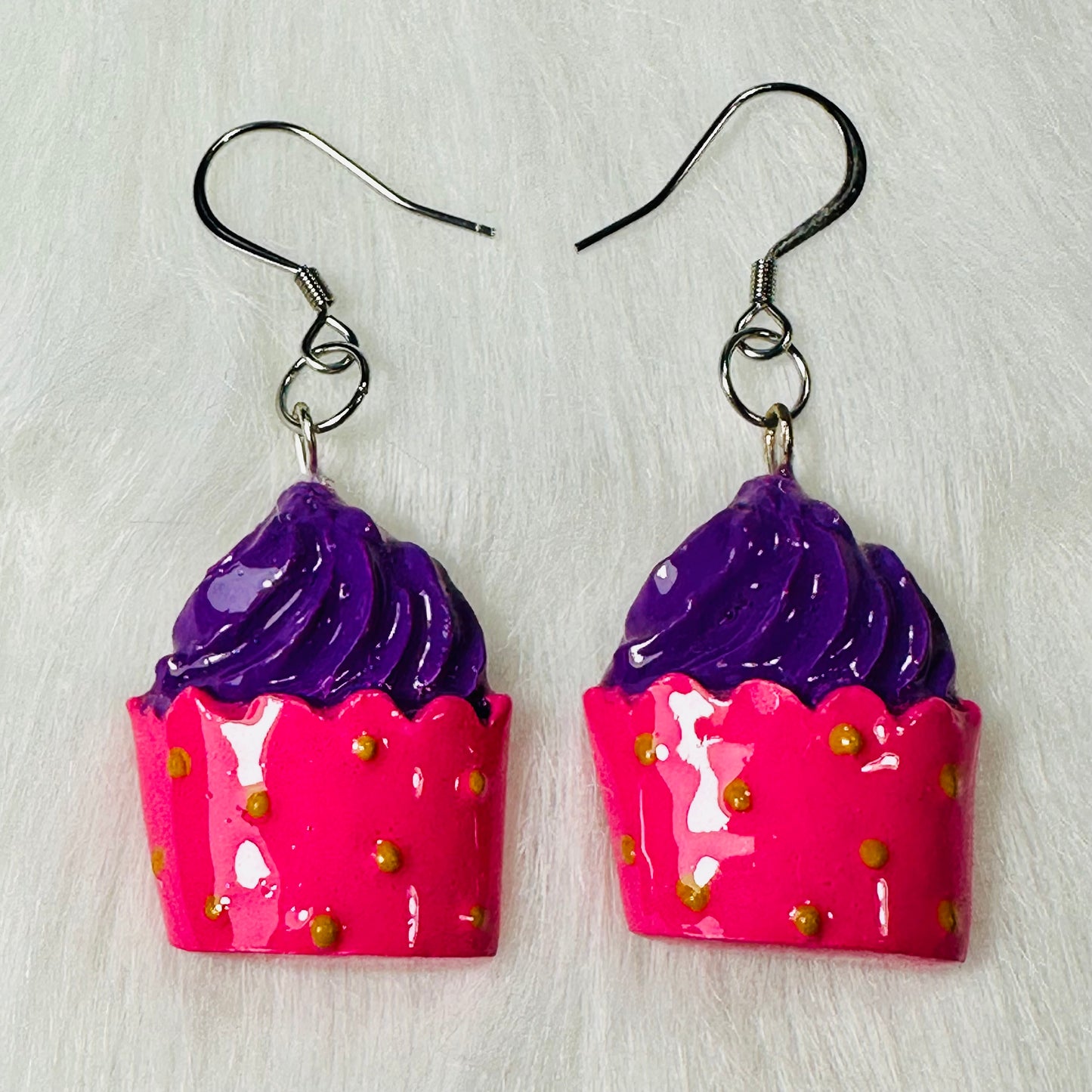 Cupcake Charm Earrings #5