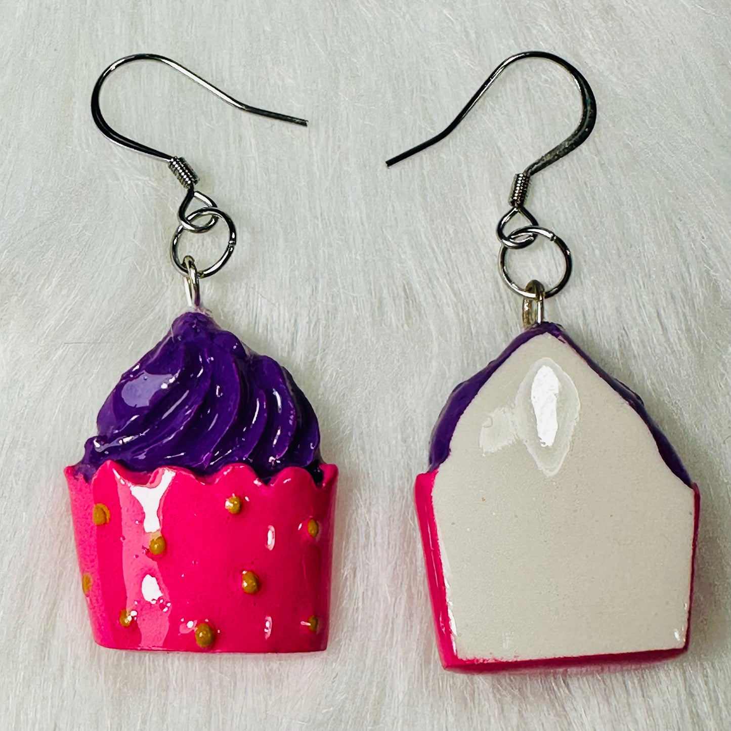 Cupcake Charm Earrings #5