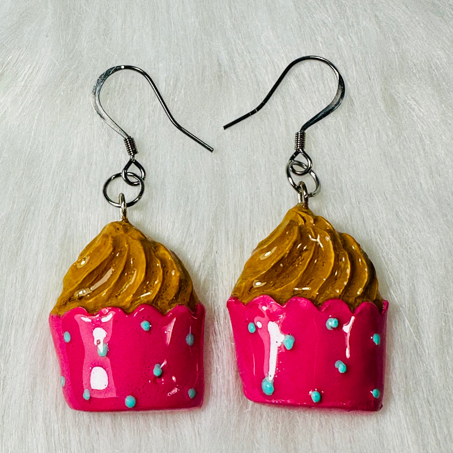 Cupcake Charm Earrings #5