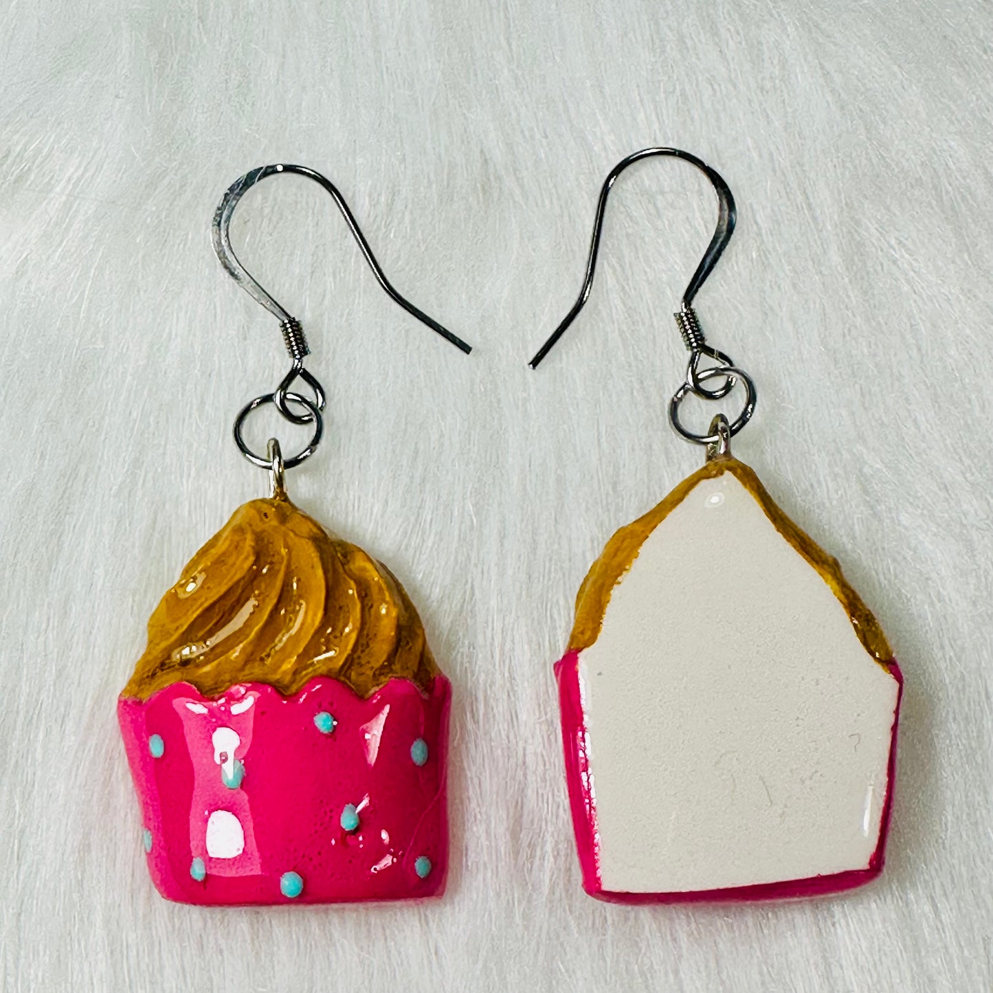 Cupcake Charm Earrings #5