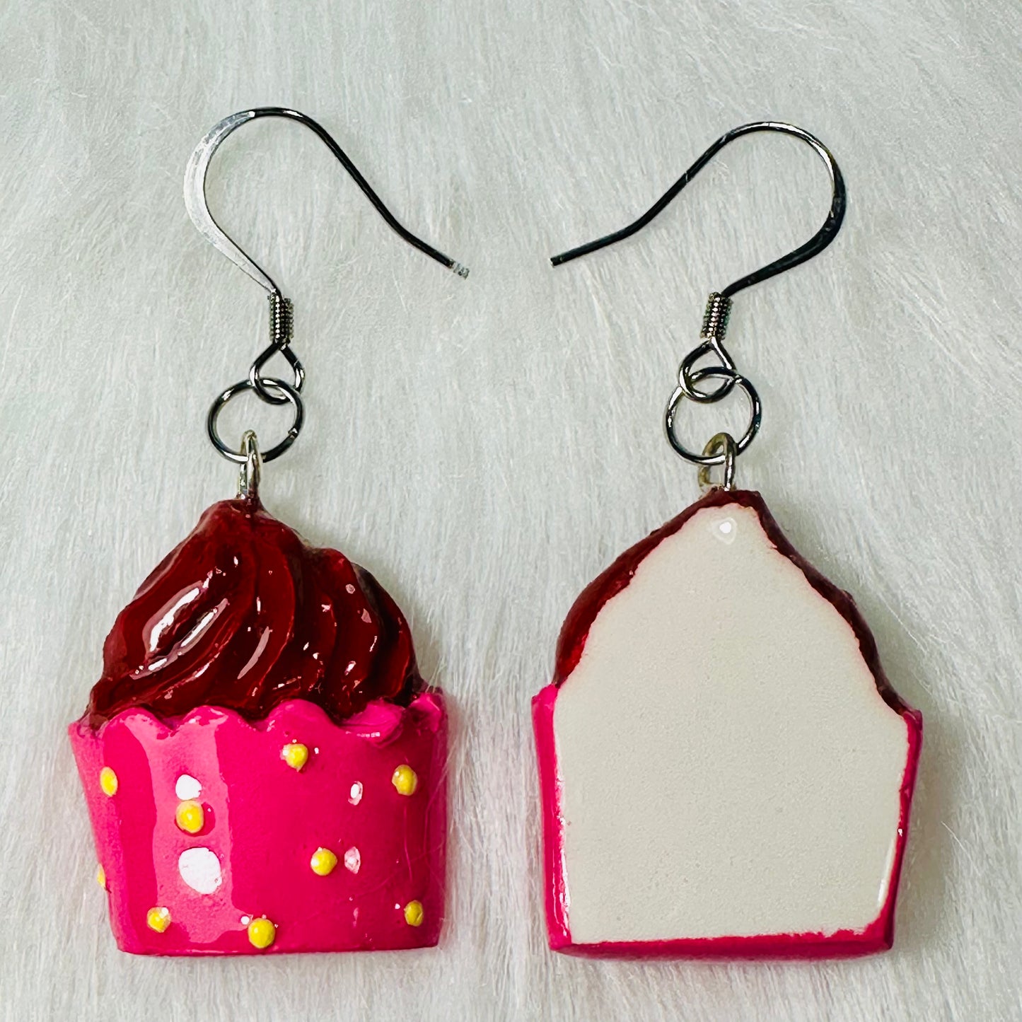 Cupcake Charm Earrings #5