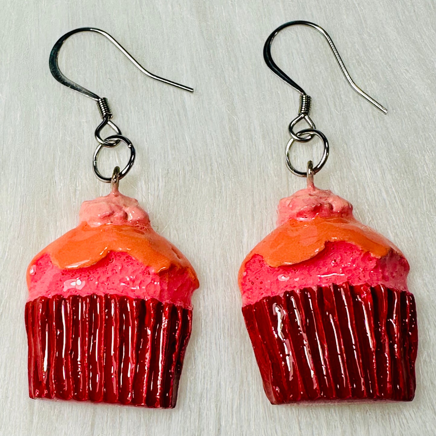 Cupcake Charm Earrings #3