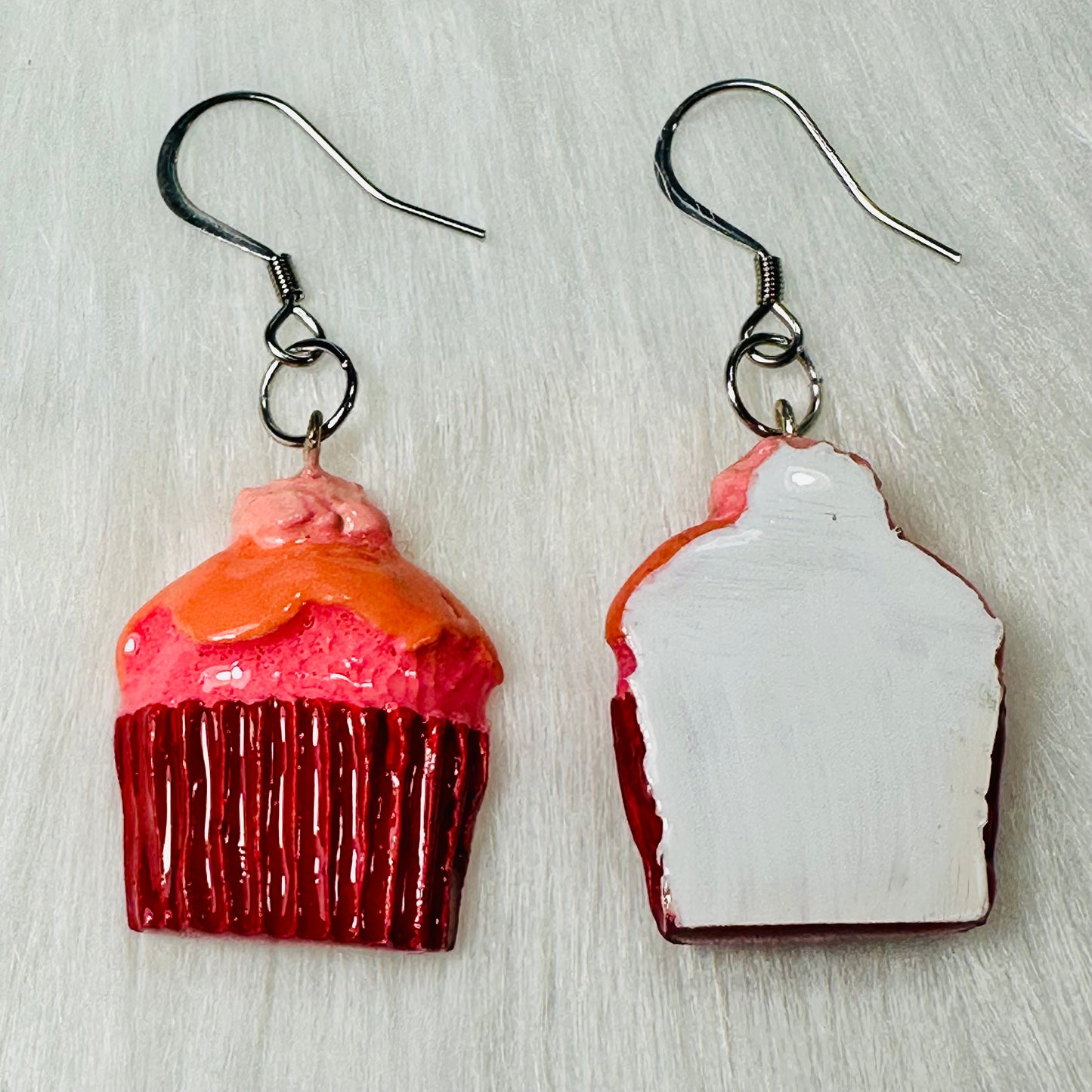 Cupcake Charm Earrings #3