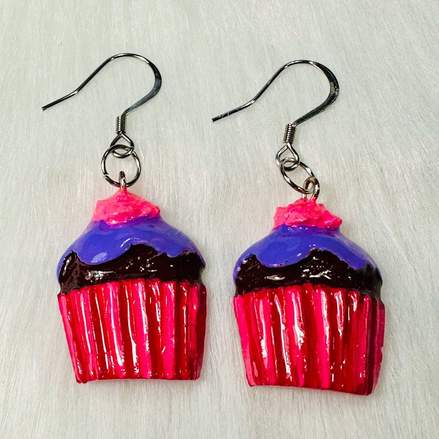 Cupcake Charm Earrings #3