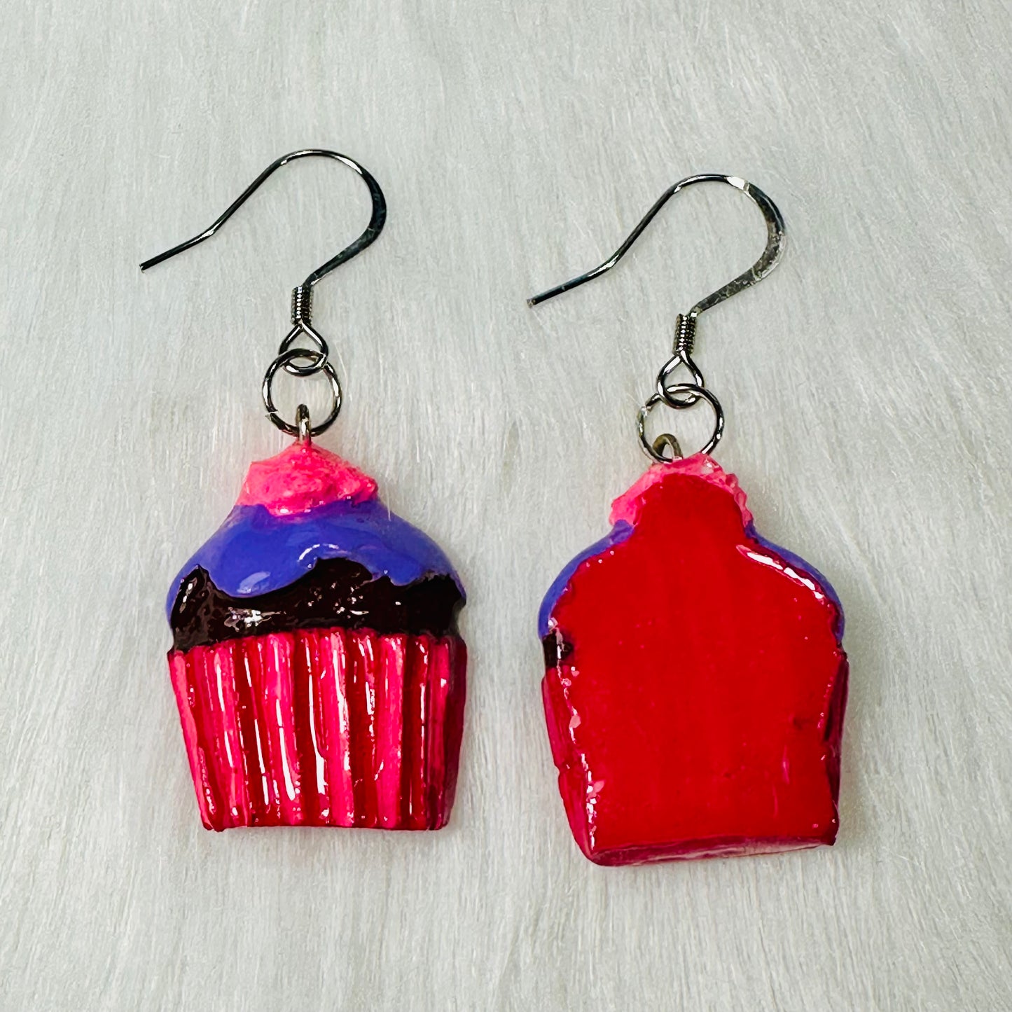 Cupcake Charm Earrings #3