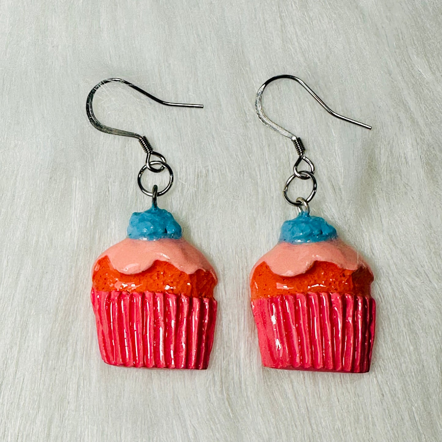 Cupcake Charm Earrings #3