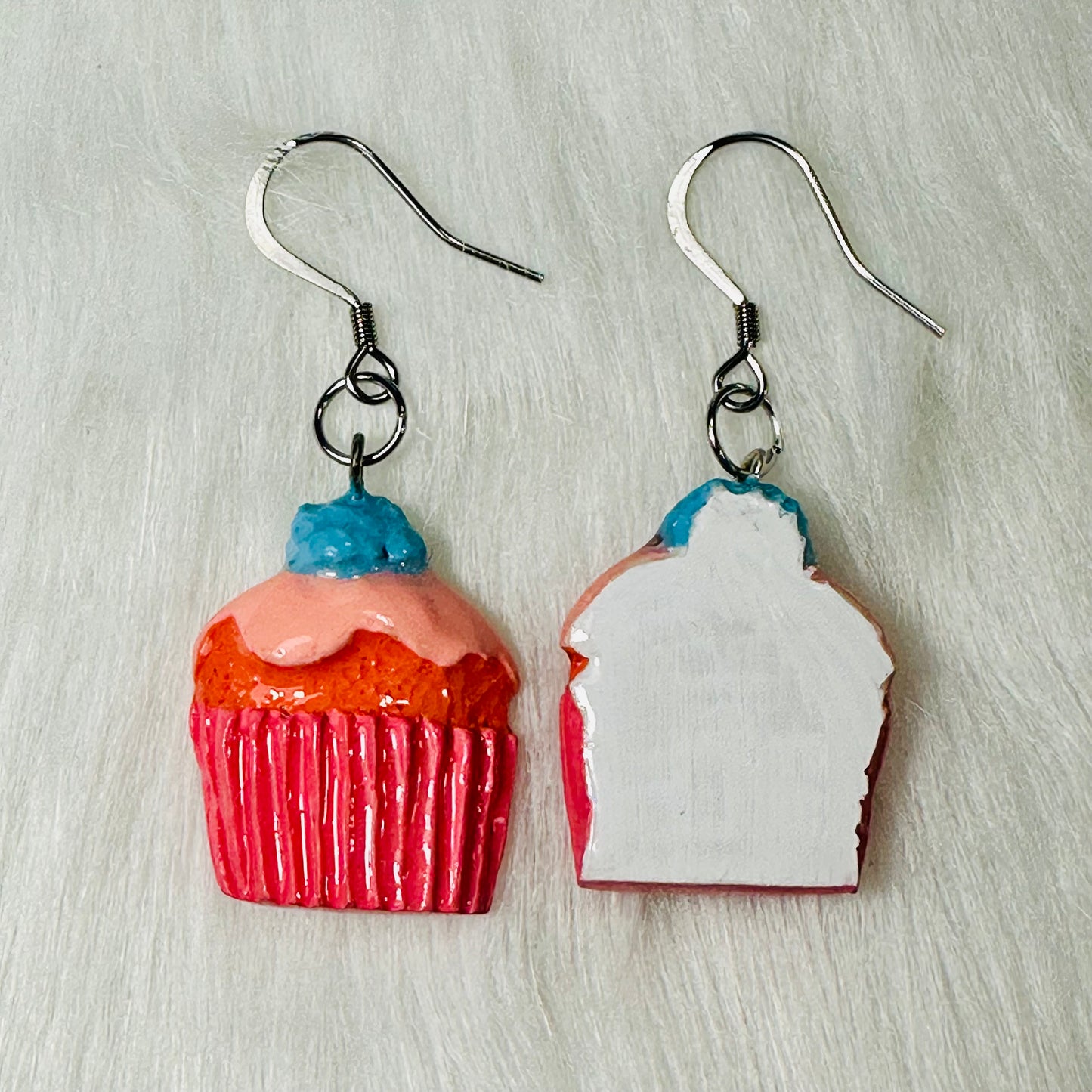 Cupcake Charm Earrings #3