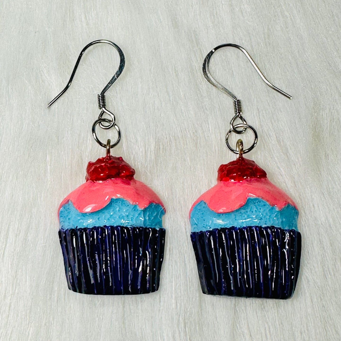 Cupcake Charm Earrings #3