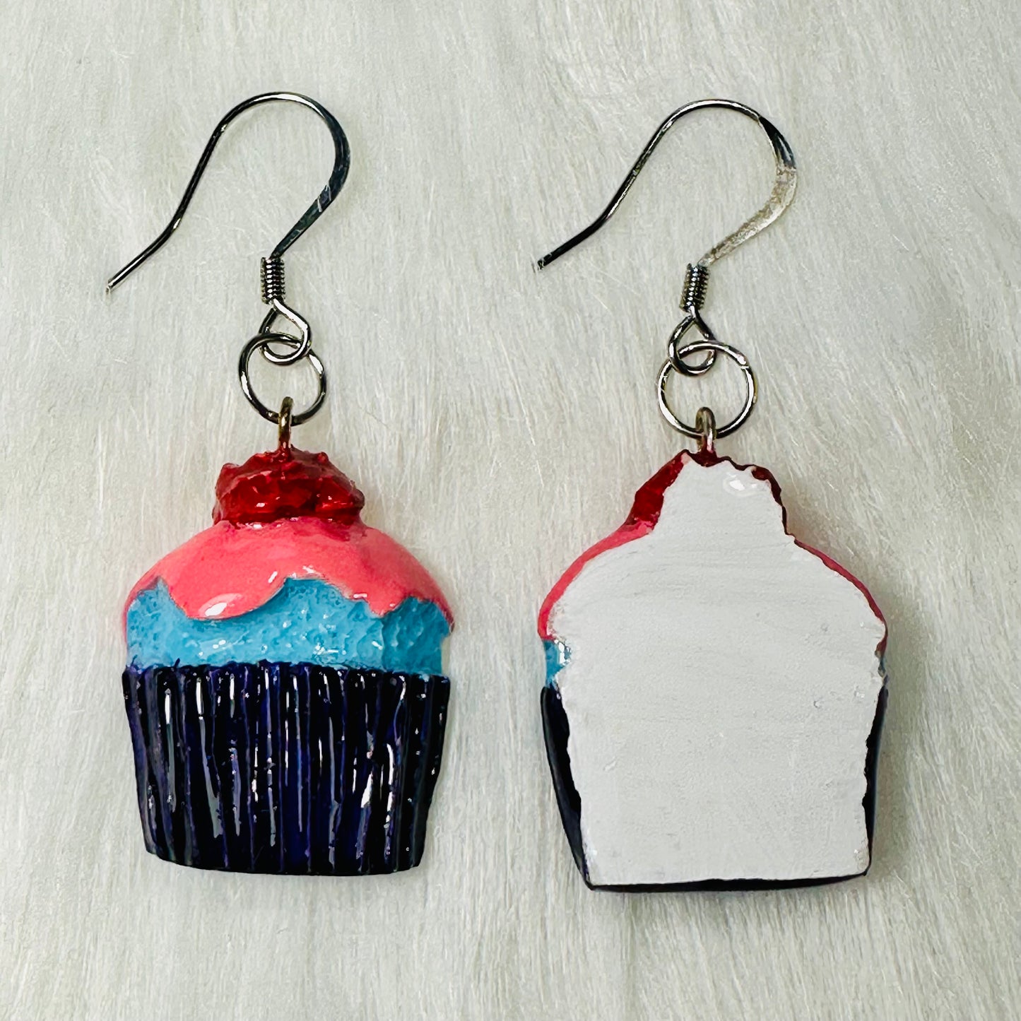 Cupcake Charm Earrings #3