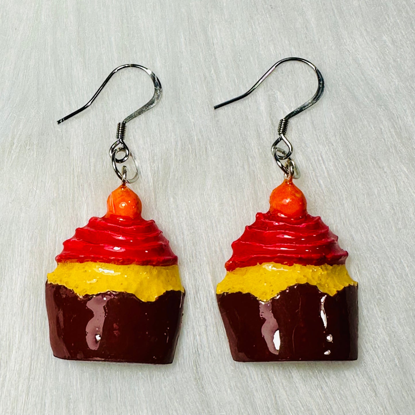 Cupcake Charm Earrings #4