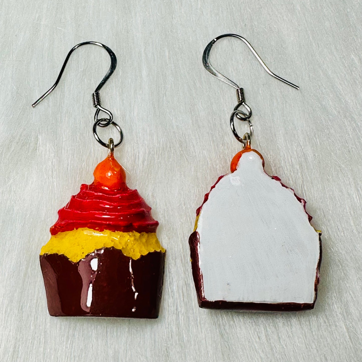 Cupcake Charm Earrings #4