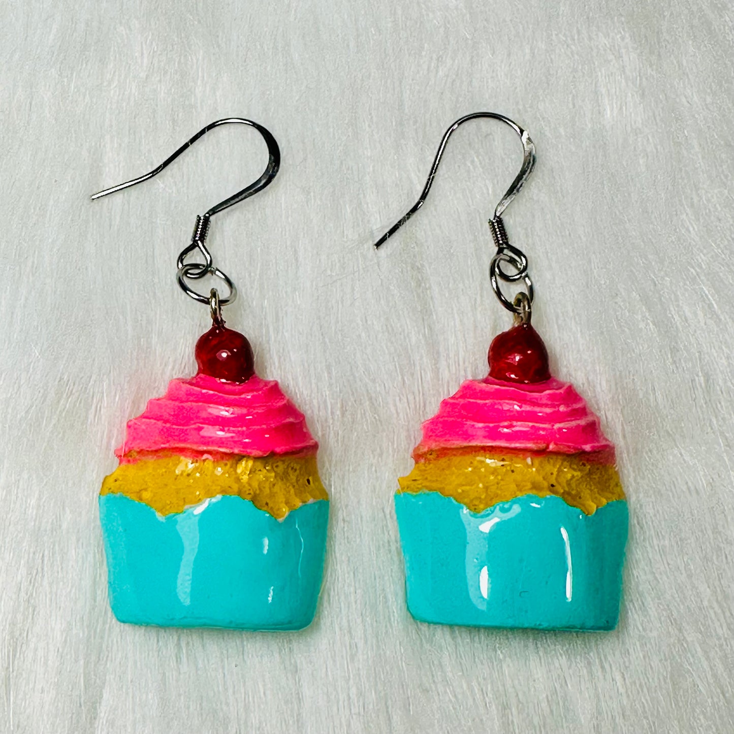 Cupcake Charm Earrings #4