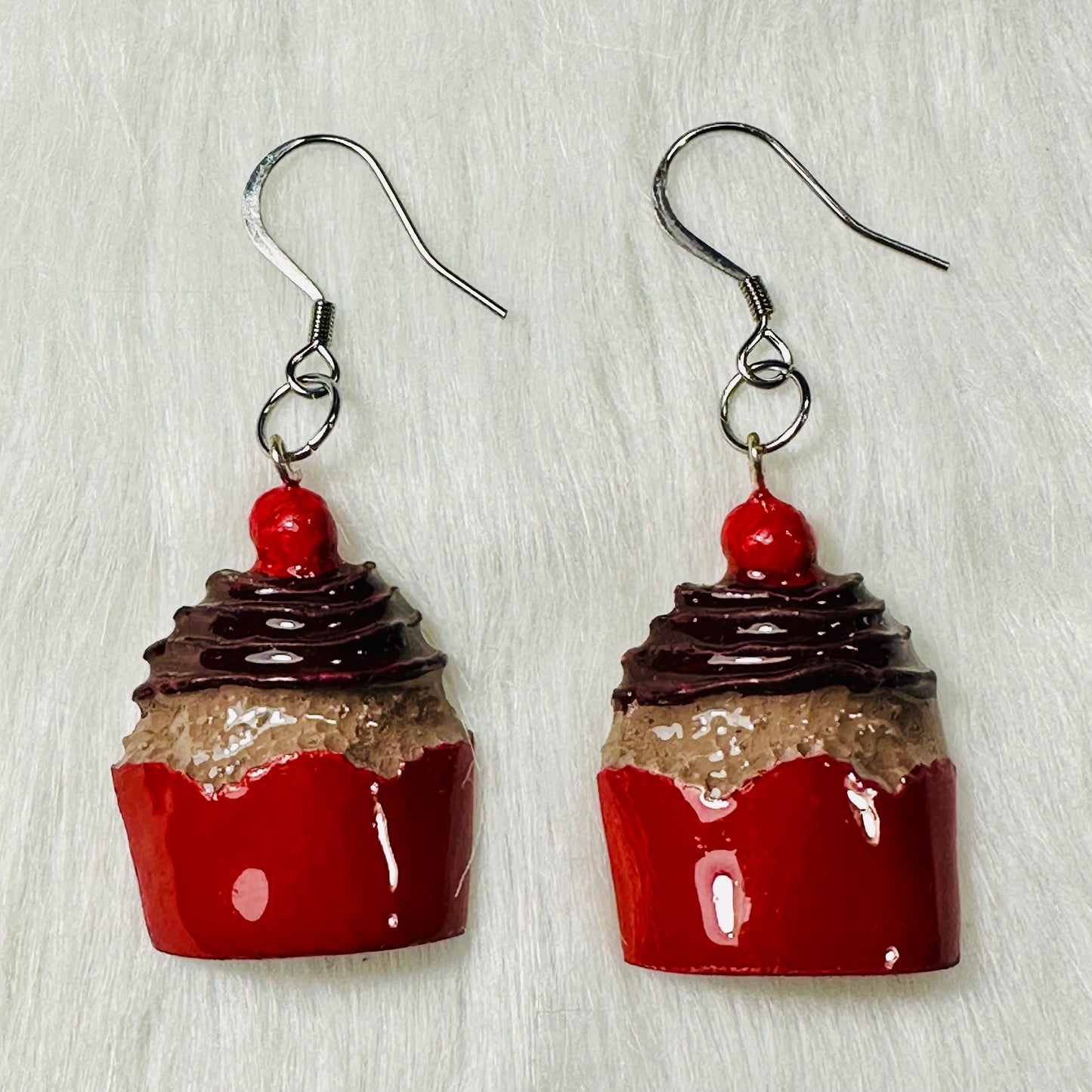 Cupcake Charm Earrings #4