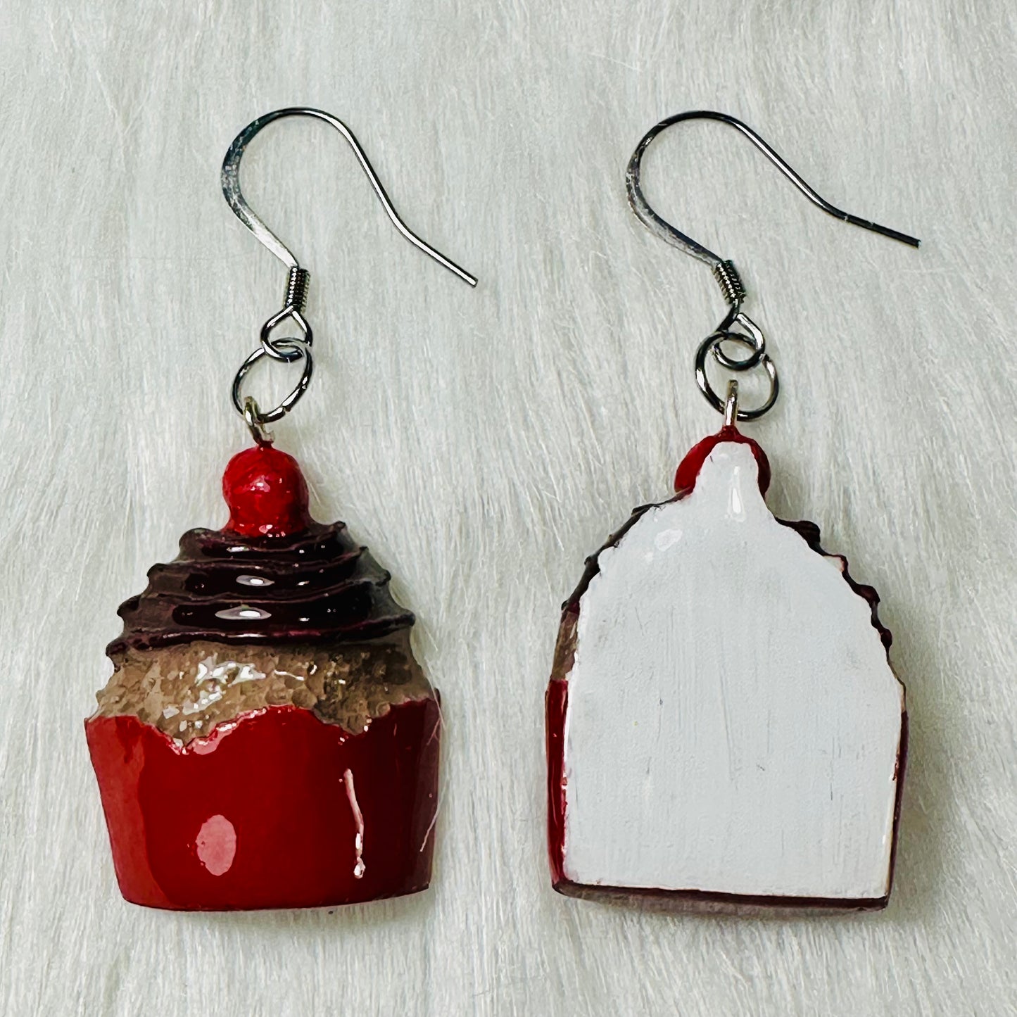 Cupcake Charm Earrings #4