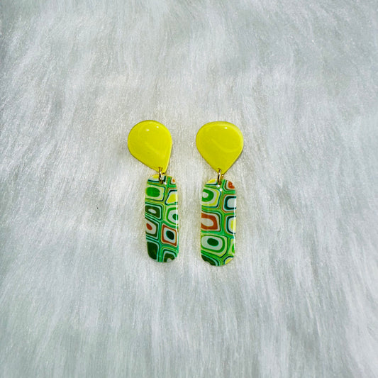Citrus Bloom Dangle Earrings