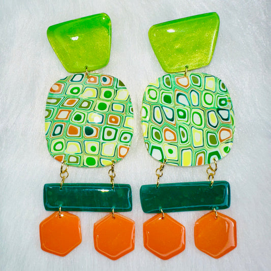 Sunset Grove Dangle Earrings