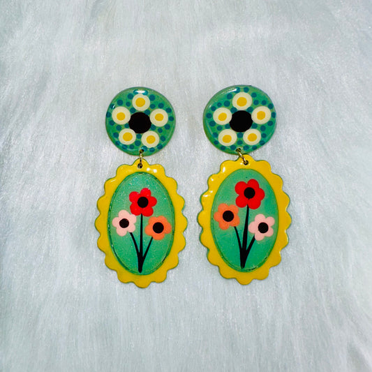 Bloom Droop Dangle Earrings