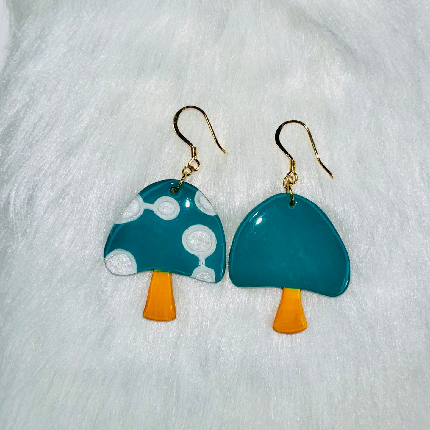 Whimsy Shroom Dangle Earrings