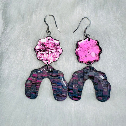 Lunar Bloom Dangle Earrings