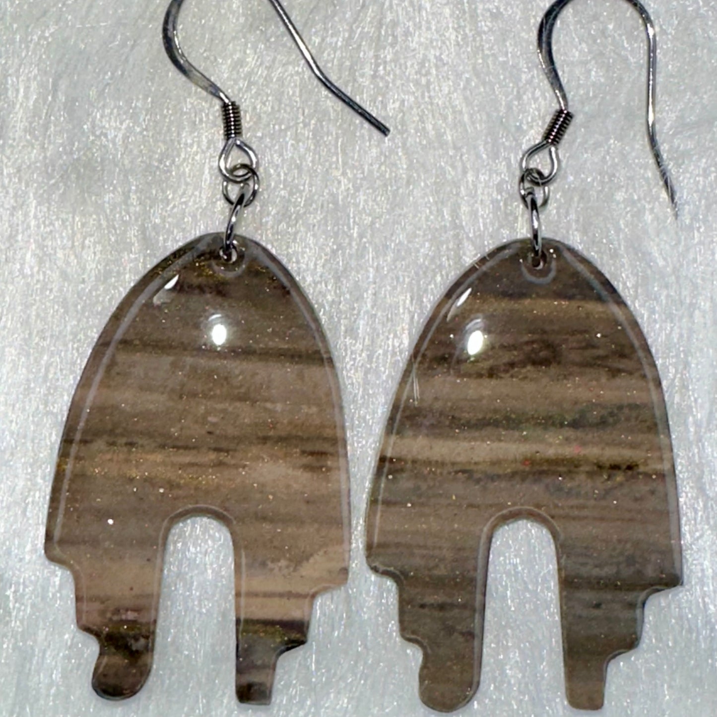 Earthstone Arch Dangle Earrings